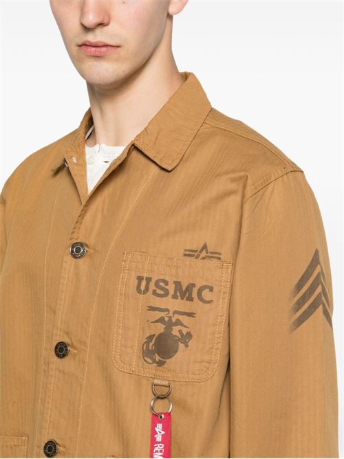 Overshirt uomo Alpha Industries kaki Alpha Industries | 26611313